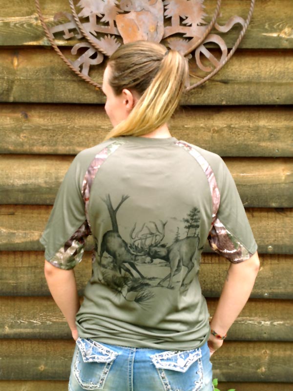 Deer T Shirts Back Graphics