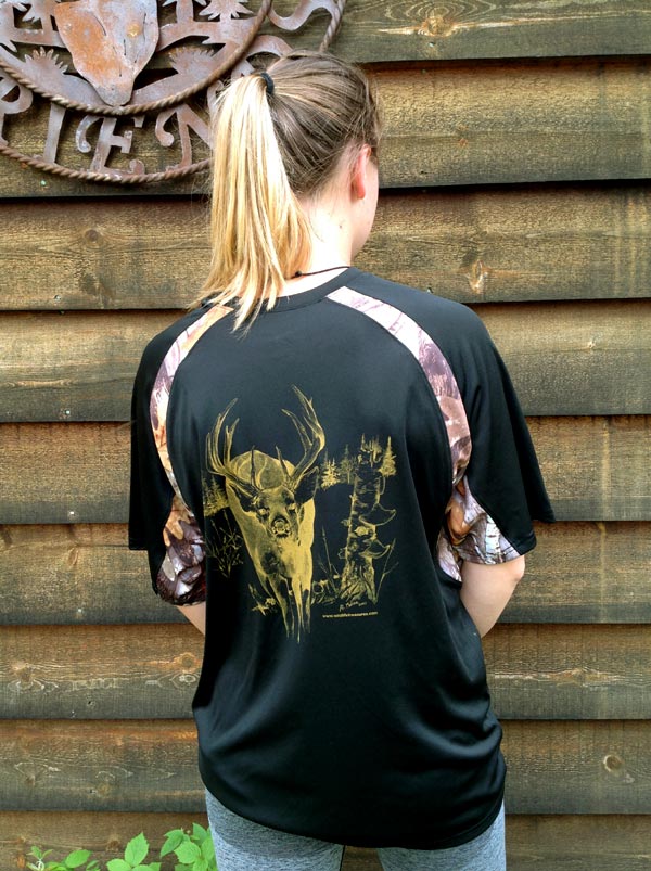 Back Print of Deer Hunting Shirt